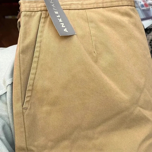 Casual Corner Khaki Ankle pant Size 12 - Picture 2 of 4